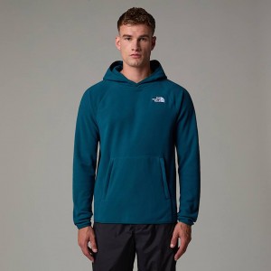 The North Face 100 Glacier Fleece Hoodie Herr Marinblå | NF0A10D5X