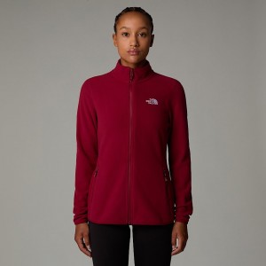 The North Face 100 Glacier Full-Zip Fleecejackor Dam Röda | NF0A75C1G