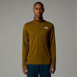 The North Face 247 1/4 Zip Long-Sleeve T-shirt Herr Bruna | NF0A43B2R