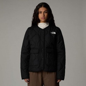 The North Face Ampato Quilted Jackor Dam Svarta | NF0A40L1G