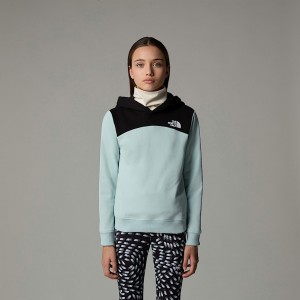 The North Face Back Logo Relaxed Hoodie Barn Turkos | NF0A93X4V