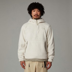 The North Face Campshire Fleece Hoodie Herr Vita | NF0A02F2S