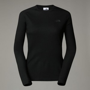 The North Face Easy Long-Sleeve T-shirt Dam Svarta | NF0A94U0E