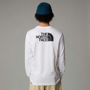 The North Face Easy Long-Sleeve T-shirt Herr Vita | NF0A20M7S