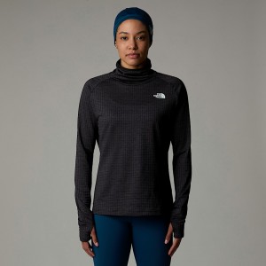 The North Face Flex Warm Funnel Neck T-shirt Dam Svarta | NF0A57M6W
