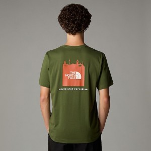 The North Face Germany Redbox T-shirt Herr Gröna | NF0A51R0P