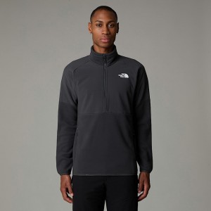 The North Face Glacier Heavyweight 1/2 Zip Fleece Pullover Herr Svarta | NF0A90V2D