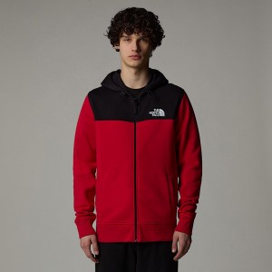 The North Face Icons Full-Zip Hoodie Herr Röda | NF0A99F2M