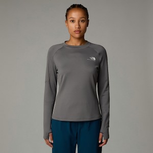 The North Face Kikash Warm Long-Sleeve T-shirt Dam Grå | NF0A79S1D