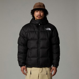 The North Face Lhotse Hooded Dunjackor Herr Svarta | NF0A28Z7O
