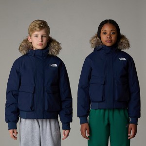 The North Face McMurdo Hooded Jackor Barn Marinblå | NF0A19J5B