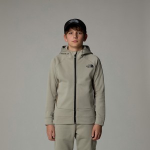 The North Face Mountain Athletics Hooded Jackor Barn Grå | NF0A58D2H