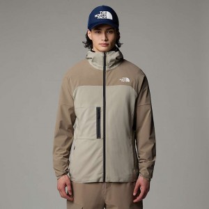 The North Face Mountain Athletics Trajectory Full-Zip Jackor Herr Grå | NF0A33J9B