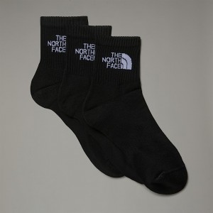 The North Face Multi Sport Cushion 1/4 Strumpor Herr Svarta | NF0A07E5Q