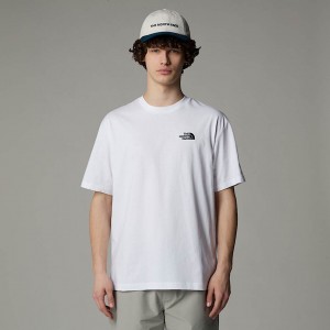 The North Face Oversized Simple Dome T-shirt Herr Vita | NF0A20L6R
