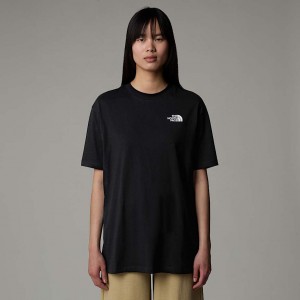 The North Face Oversized Simple Dome T-shirt Dam Svarta | NF0A94H3W