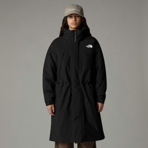 The North Face Padded Long Length Parka Dam Svarta | NF0A78O9F