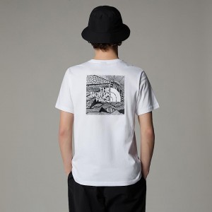 The North Face Redbox Celebration T-shirt Herr Vita | NF0A95D1P
