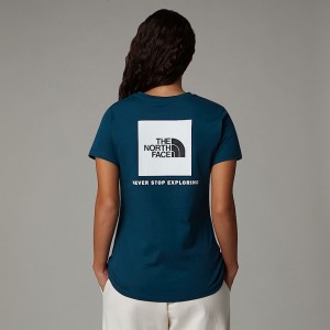 The North Face Redbox T-shirt Dam Marinblå | NF0A37C2P