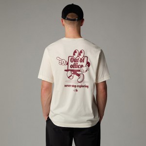 The North Face Relaxed Cartoon T-shirt Herr Vita | NF0A21K8I