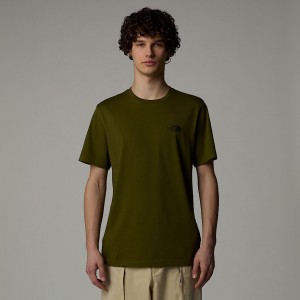 The North Face Simple Dome T-shirt Herr Gröna | NF0A53T3C