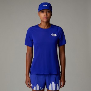 The North Face Summit High Trail Run T-shirt Dam Blå | NF0A22P2N