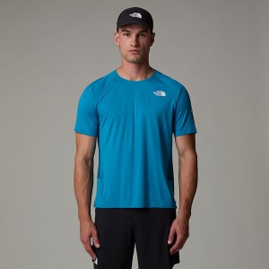 The North Face Summit High Trail Run T-shirt Herr Blå | NF0A41S8T