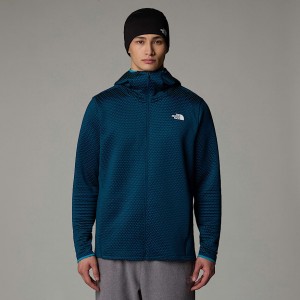 The North Face Vertical Thermal Full-Zip Hooded Jackor Herr Marinblå | NF0A06O5L