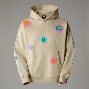 The North Face X Yinka Ilori Let's Blossom Together Hoodie Herr Beige | NF0A44W1M
