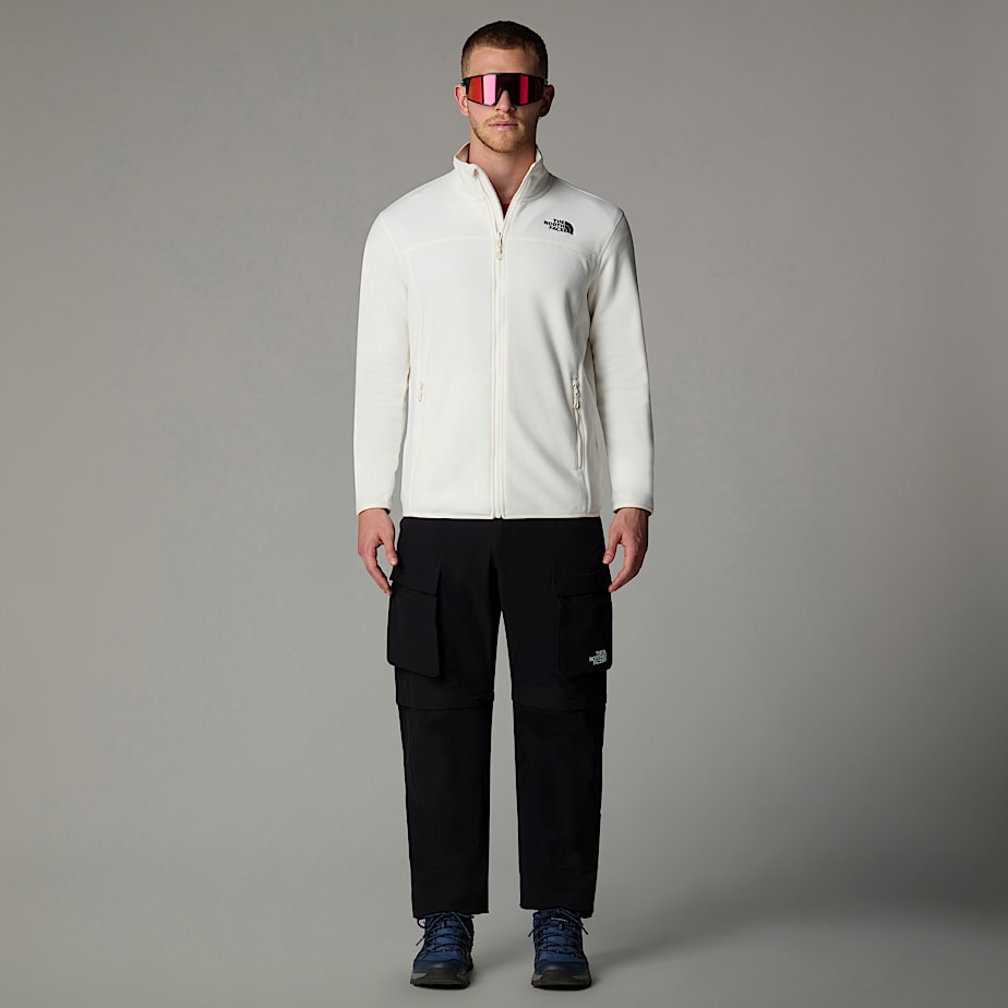The North Face 100 Glacier Full-Zip Fleecejackor Herr Vita | NF0A15B3U