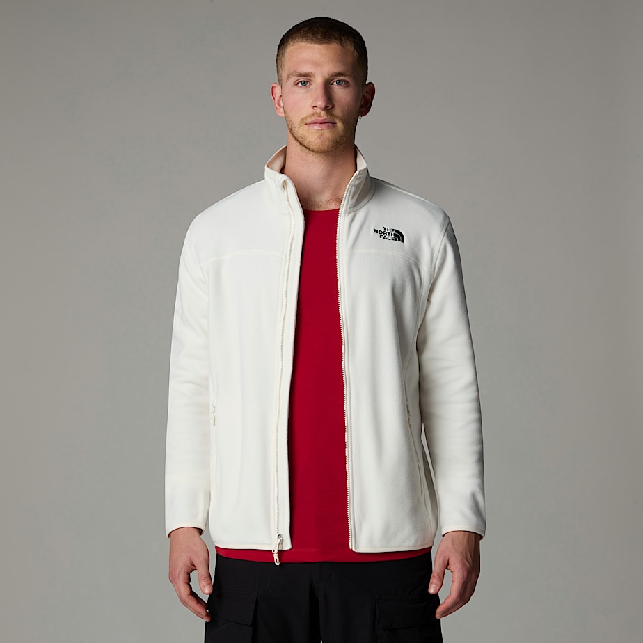 The North Face 100 Glacier Full-Zip Fleecejackor Herr Vita | NF0A15B3U