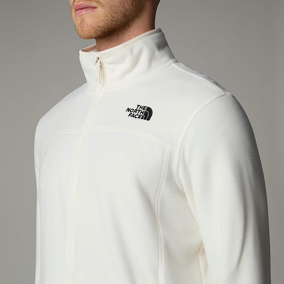 The North Face 100 Glacier Full-Zip Fleecejackor Herr Vita | NF0A15B3U
