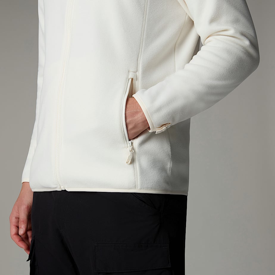 The North Face 100 Glacier Full-Zip Fleecejackor Herr Vita | NF0A15B3U