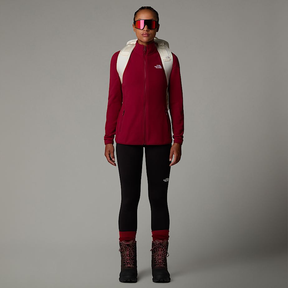 The North Face 100 Glacier Full-Zip Fleecejackor Dam Röda | NF0A75C1G