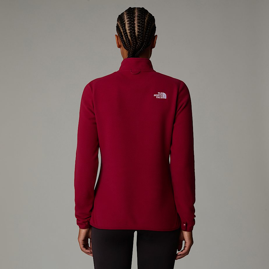 The North Face 100 Glacier Full-Zip Fleecejackor Dam Röda | NF0A75C1G