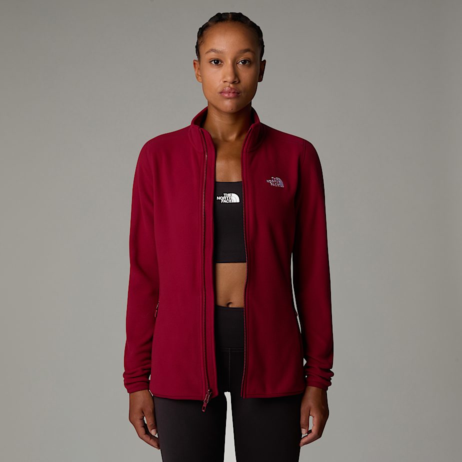 The North Face 100 Glacier Full-Zip Fleecejackor Dam Röda | NF0A75C1G
