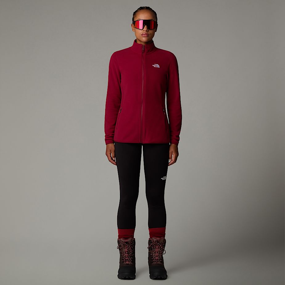 The North Face 100 Glacier Full-Zip Fleecejackor Dam Röda | NF0A75C1G
