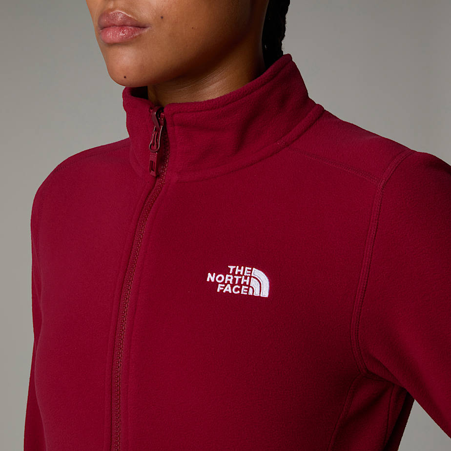 The North Face 100 Glacier Full-Zip Fleecejackor Dam Röda | NF0A75C1G