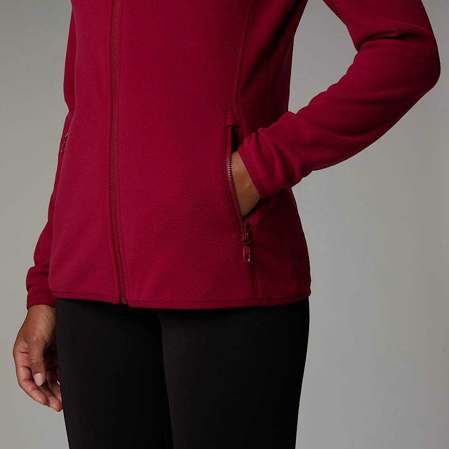 The North Face 100 Glacier Full-Zip Fleecejackor Dam Röda | NF0A75C1G