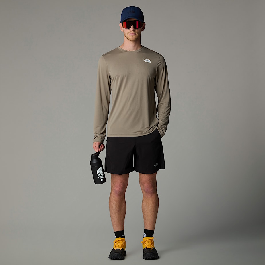 The North Face 247 Long-Sleeve T-shirt Herr Beige | NF0A47K3Q