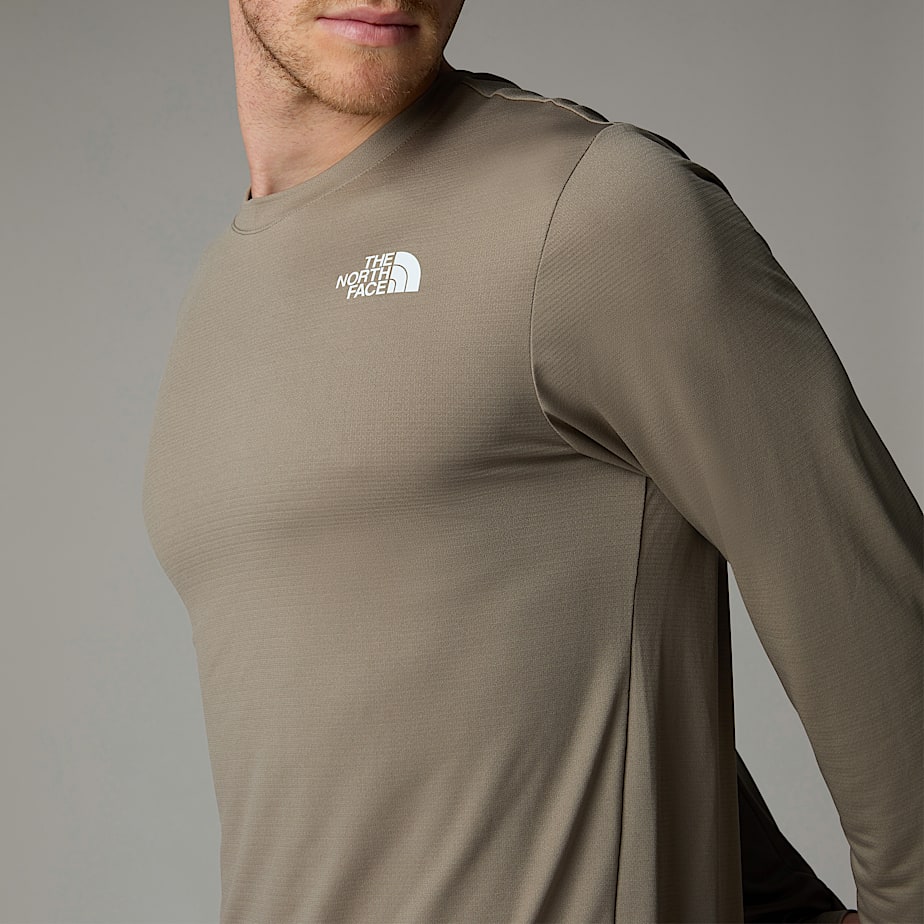 The North Face 247 Long-Sleeve T-shirt Herr Beige | NF0A47K3Q