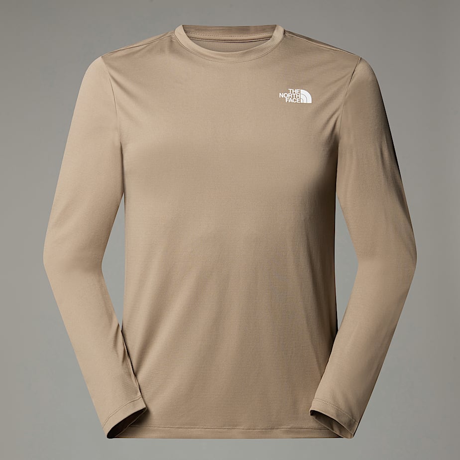 The North Face 247 Long-Sleeve T-shirt Herr Beige | NF0A47K3Q