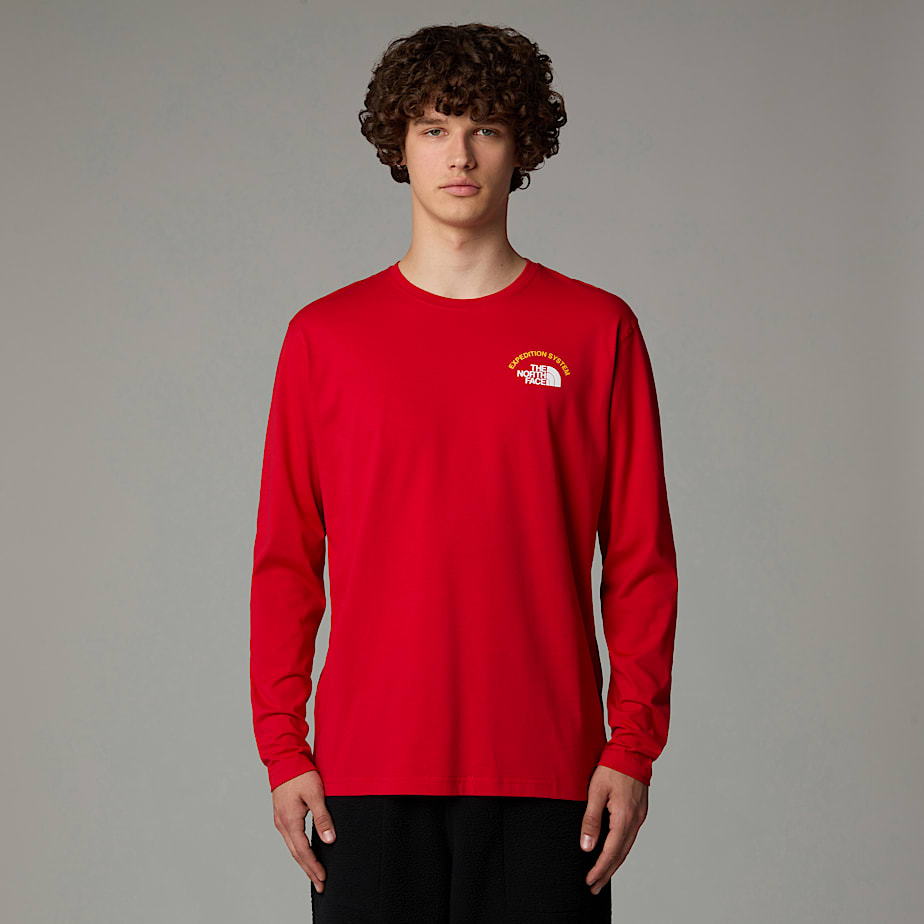 The North Face Anniversary Long-Sleeve T-shirt Herr Röda | NF0A82F1V