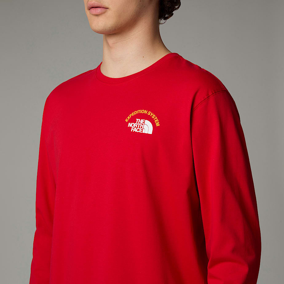 The North Face Anniversary Long-Sleeve T-shirt Herr Röda | NF0A82F1V