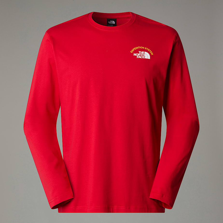 The North Face Anniversary Long-Sleeve T-shirt Herr Röda | NF0A82F1V