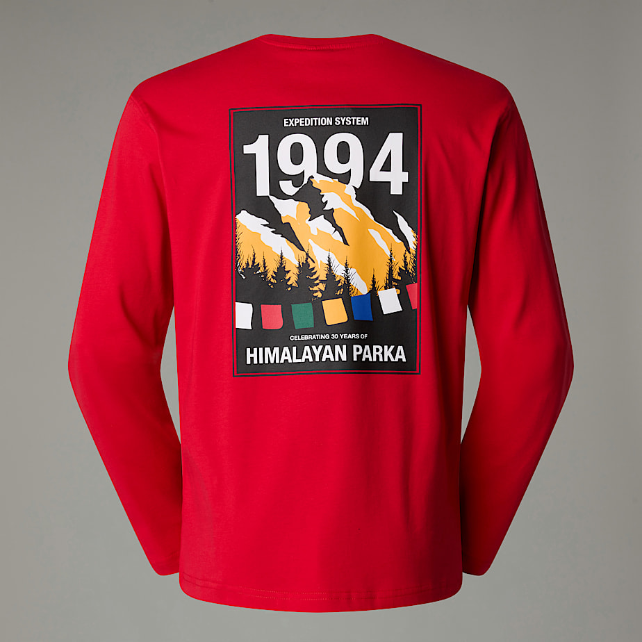 The North Face Anniversary Long-Sleeve T-shirt Herr Röda | NF0A82F1V