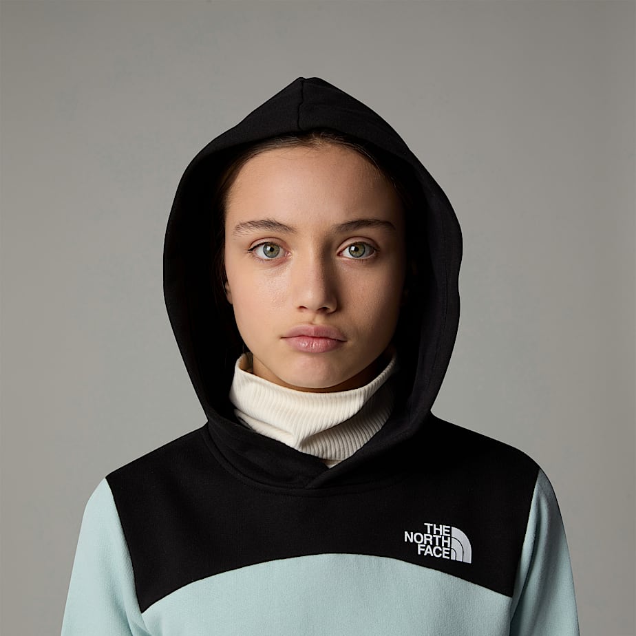 The North Face Back Logo Relaxed Hoodie Barn Turkos | NF0A93X4V