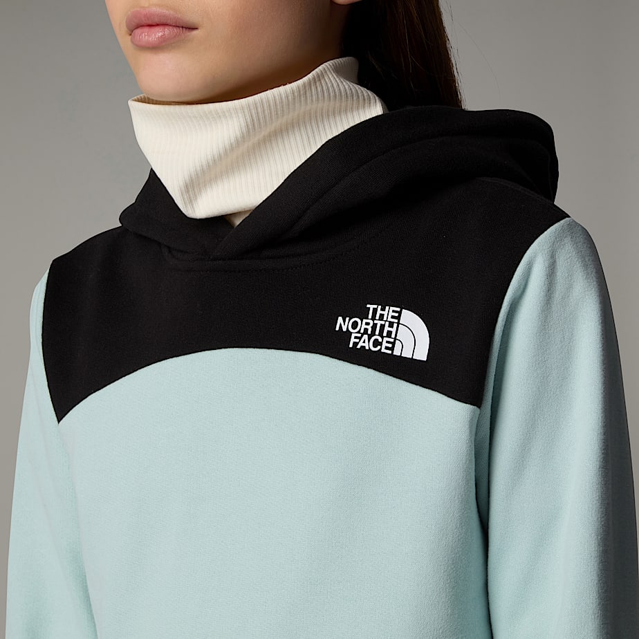 The North Face Back Logo Relaxed Hoodie Barn Turkos | NF0A93X4V