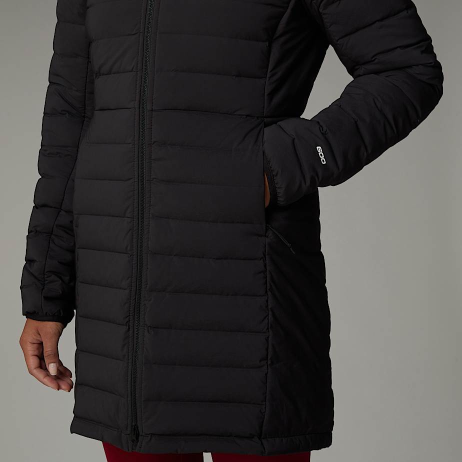 The North Face Belleview Stretch Down Parka Dam Svarta | NF0A57P1W