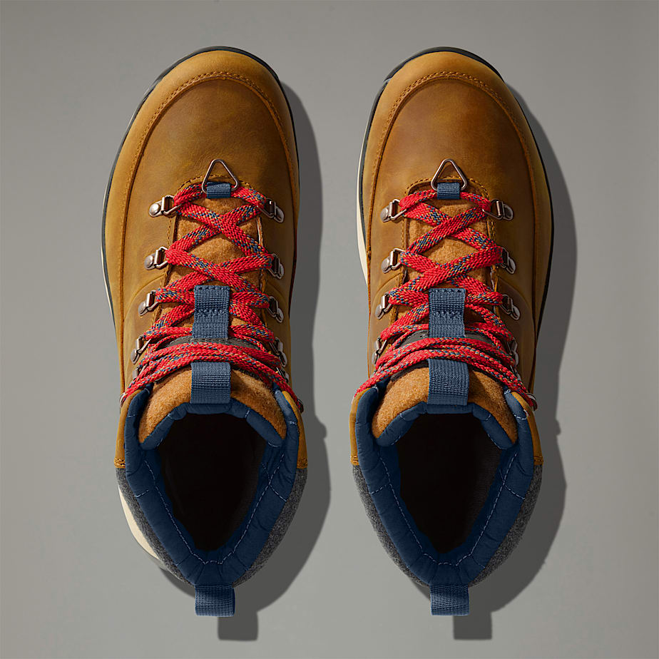 The North Face Bergen Leather Waterproof Snörkängor Herr Bruna | NF0A62A9P